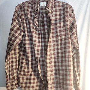 Class Club – Plaid Long Sleeve Sport Shirt Size XL (18/20)